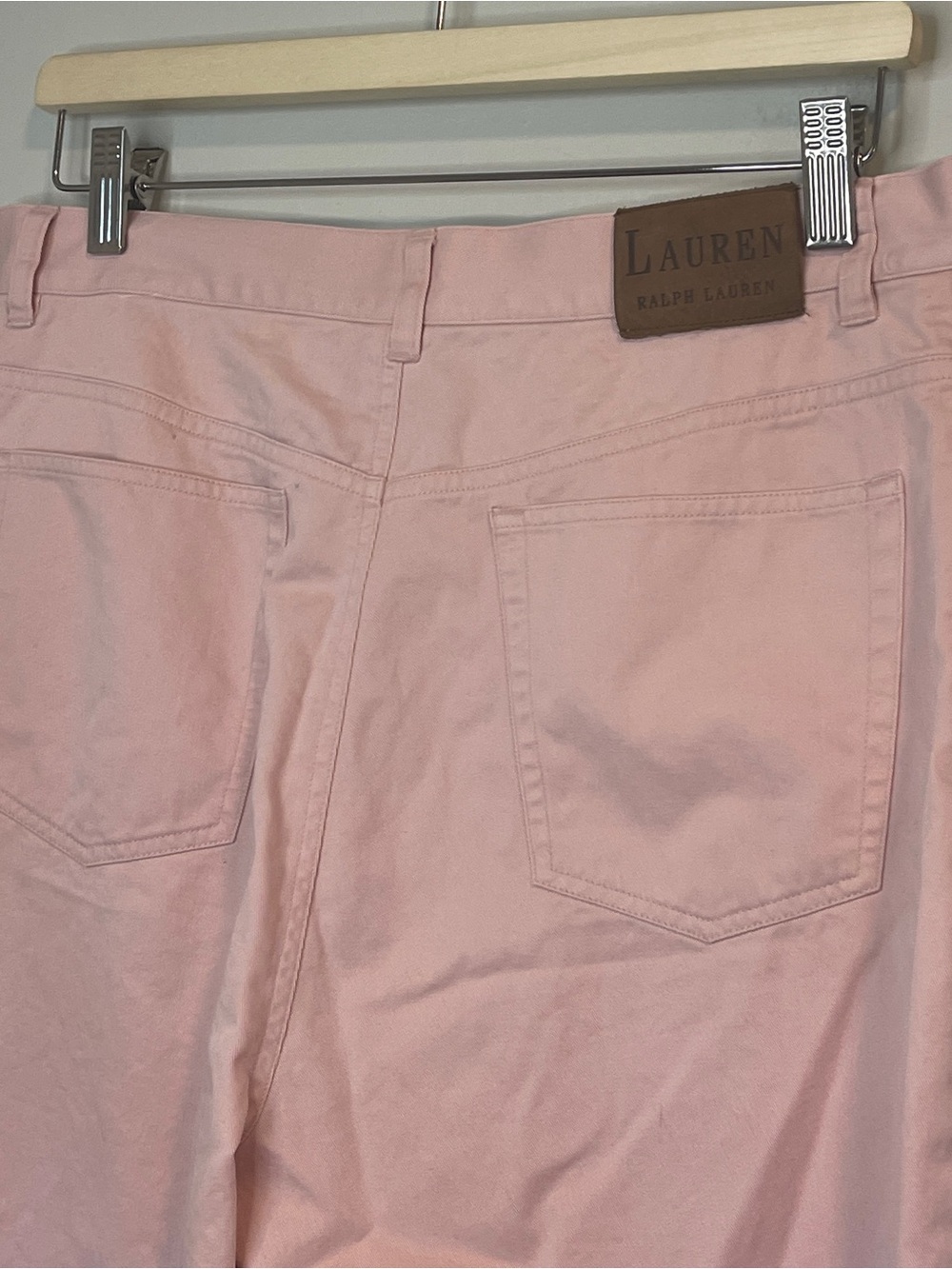 Lauren Ralph Lauren Pastel Pink Cropped Pants - Picture 4 of 8